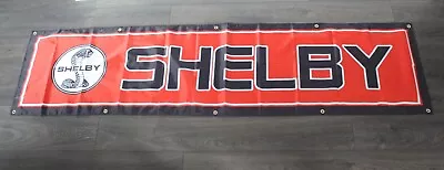 Shelby Cobra Banner Flag Big 2x8 Feet Car Racing Auto Mechanic Garage XZ • $14.97