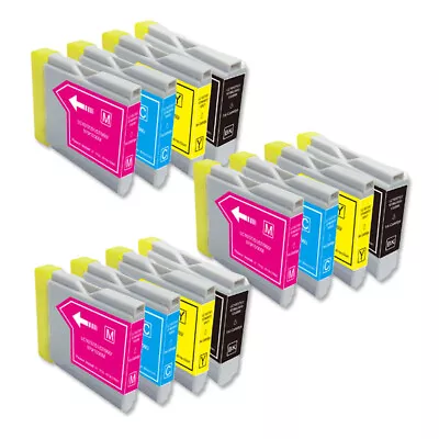 12P Ink Set Compatible With Brother LC51 MFC-230C MFC-240C MFC-5460CN MFC-5860CN • $17.99