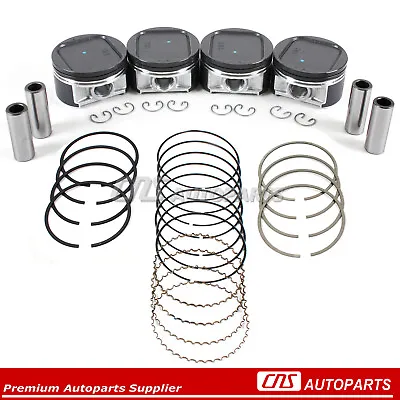 Pistons & High Performance Rings Fits 02-05 EJ205 EJ20 Subaru Impreza WRX Turbo • $87.96