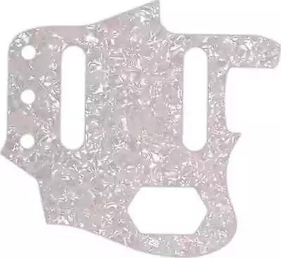 WD Custom Pickguard For Fender Johnny Marr Signature Series Jaguar #28 White ... • $50.99