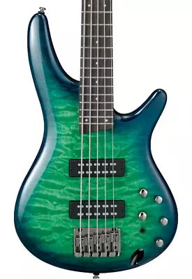 Ibanez SR405EQM-SLG Bass Guitar Right-Handed 5-String SLG-Surreal Blue Burst • $529.99