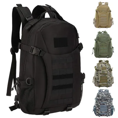 Tactical 30L EDC Backpack For Men Hiking Day Pack Molle Military Waterproof Bag • $41.99