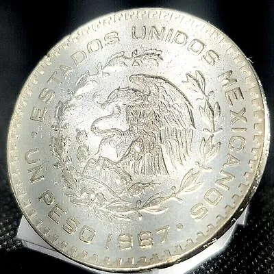 *Beautiful* Authentic Silver Peso 1957-1967 Un Peso  Mexico's Last Silver Coin  • $10.99