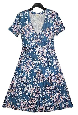 Matty M Woman Career Formal Fit & Flare Floral Dress Size Large Multicolored • $29.25