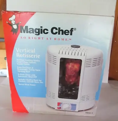 Magic Chef Electric Carousel Vertical Chicken Meats Rotisserie 7820-1 Open Box • $64.95