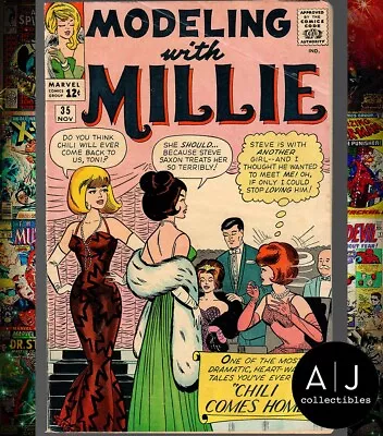 Modeling With Millie #35 MARVEL 1964 Stan Lee & Stan Goldberg VG 4.0 • $14.95