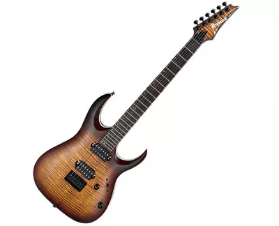 Used Ibanez RGA42FMDEF RGA Standard Electric Guitar - Dragon Eye Burst Flat • $379.99