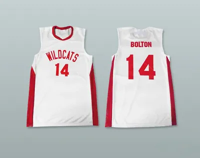 Zac Efron Troy Bolton 14 East High School Wildcats White Basketball Jersey S-6xl • $33.99