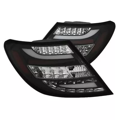 Spyder Black LED Tail Lights For Mercedes Benz W204 C-Class 11-14 • $445.03