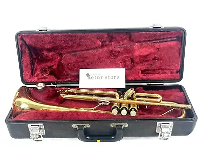 YAMAHA YTR-637 Trumpet Gold USED Vintage Tested Working Great From JAPAN JP • $480
