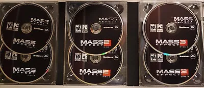 Mass Effect Trilogy PC Video Game Complete Saga 6 Disc Set • $19.99