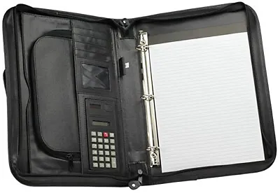 Briefcase 3-Ring Binder Folder Portfolio Organizer Planner W/Smart Handle • $24.95