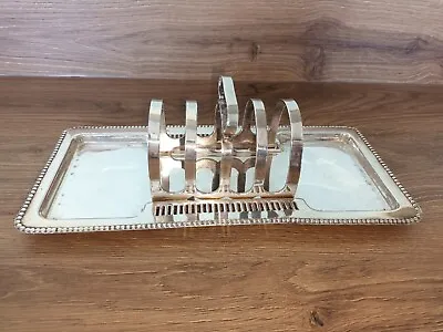 £10 • Buy Vintage Silver Plate  Toast Rack Celtic Quality Plate