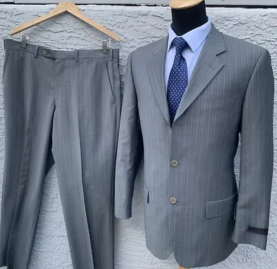 New Vtg Pierre Cardin Paris Suit X Vitale Barberis Sack Suit 42 L 36x33 $3600  • $328.50