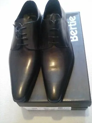 Roberto Durville Paris Men's Black Leather Shoes Never Worn Size 9.5/44 • £90