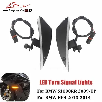 2X Motorcycle Flush Mount LED Turn Signal Lights Indicators For BMW S1000RR HP4 • $72.75