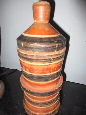 Vintage 1900's Handcarved Wooden Round Pot India • $30