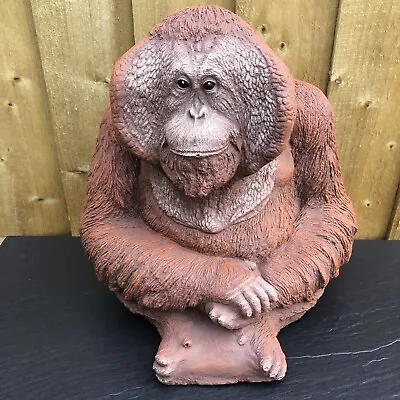 Orangutan - Painted Stone Garden Ornament - Orangutan192 • £35