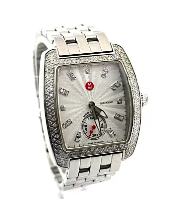 Michele Urban Mini Diamond Bezel MW02A01A2942 Stainless Steel Ladies Watch • $1450