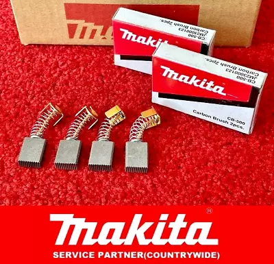 2X Genuine Makita Carbon Brush CB500 Chop Saw For MLS100 MLT100 MLT100N • £8.86