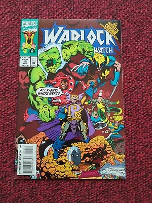 WARLOCK AND THE INFINITY WATCH #19 (1993) Marvel Comics Jim Starlin VF • $1.98