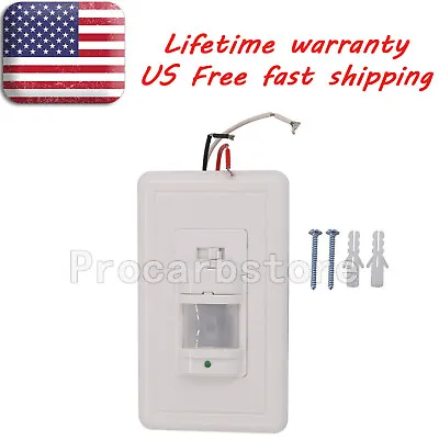 US Automatic PIR Occupancy Motion Sensor Light Switch Auto On/Off Infrared • $12.99
