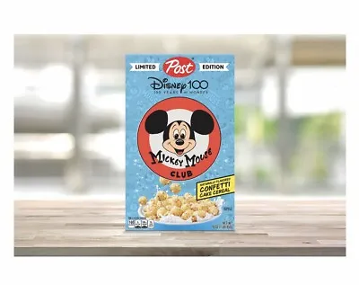 Sealed Post Disney 100 Confetti Cake Breakfast Cereal W/confetti Sprinkles 16oz • £24.13