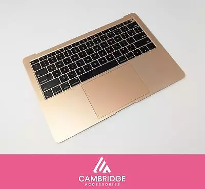 Apple MacBook Air 13  A1932 Gold Palmrest Cover & US Keyboard 2018 2019 Grade B • £69.99
