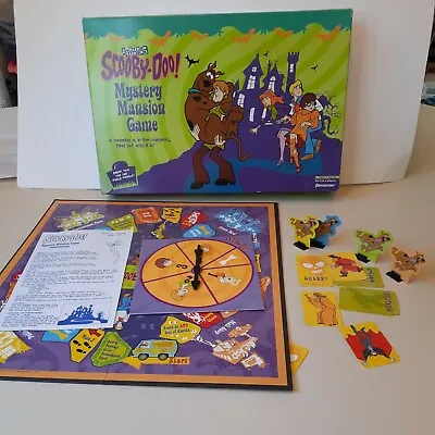  Scooby-Doo Mystery Mansion Board Game NOT COMPLETE 1999 Missing Bone&Score Pad • $6.50