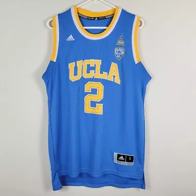 Lonzo Ball #2 UCLA Bruins Stitched JRW Pac 12 NCAA Basketball Jersey Mens S • $34.99