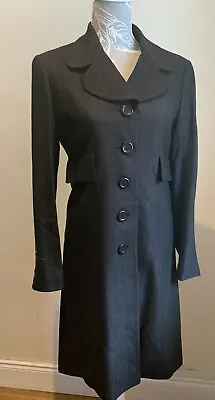 HOBBS Marilyn Anselm NEW Black Coat Size UK 12 • £40