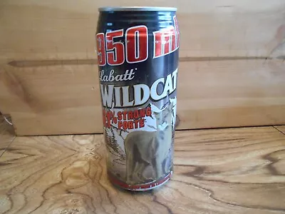 Labatt Wildcat Strong Canadian Beer Can Bottom Opened • $2