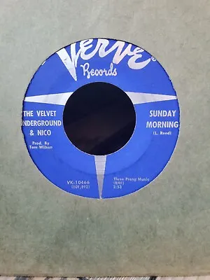 Velvet Underground & Nico - Sunday Morning/Femme Fatale - 1966 US Mono 1st Press • $1499
