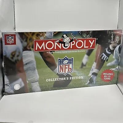 Monopoly NFL Collectors Edition Board Game 2003 Parker Bros Football NEW SEALED • $79