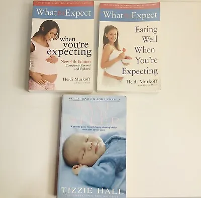 Save Our Sleep & What To Expect & What To Eat Tizzie Hall Parenting Guide Babies • $21.16