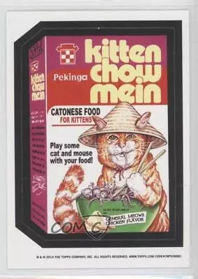 2014 Wacky Packages Old School Series 5 Die-Cut Pop-Outs Kitten Chow Mein #3 0c4 • $0.99