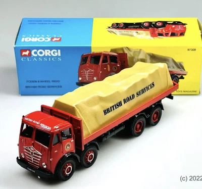£19.50 • Buy Corgi 97309 Foden 8 Wheel Rigid British Road Services 1:50 New