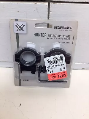 Vortex Optics Riflescope Rings Picatinny/Weaver Mount Ring-M Brand New!! • $25