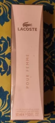 Lacoste LACOSTE POUR FEMME 90ml Eau De Parfum Cellophane Sealed New  • £59