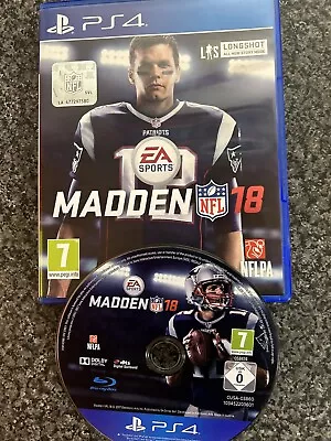 Madden NFL 18 (PS4) PEGI 7+ Sport: Football   American FREE Shipping Save £s • £5.99