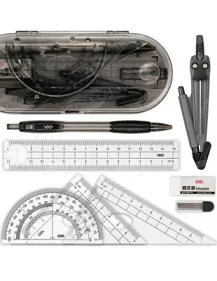 Maths Set Geometry Set，Maths Set For Secondary Schoolprotractor And Compass • £5.99