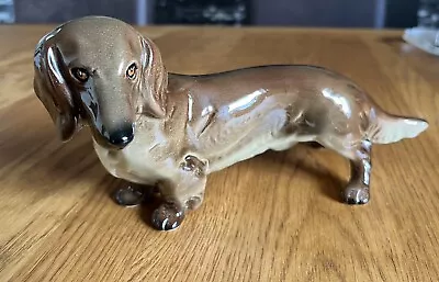 Vintage Long Haired Dachshund Ornament Figurine Coopercraft • £4.99