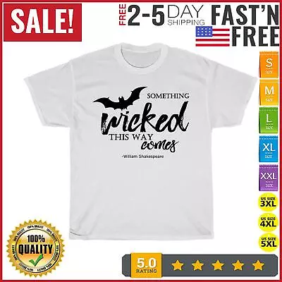 Shakespeares Something Wicked Macbeth For Halloween Vintage T Shirt Men Women • $18.99