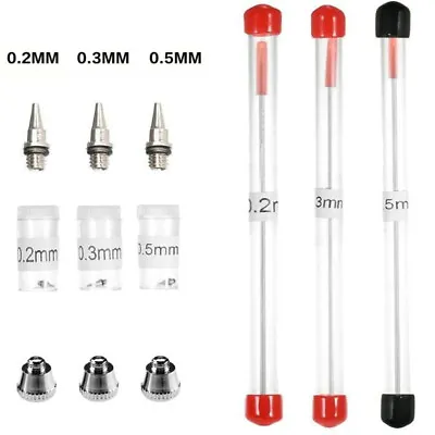 £4.27 • Buy Airbrush Nozzle And Needle Replacement For Airbrushes Spray Model 0.2/0.3/0.5mm