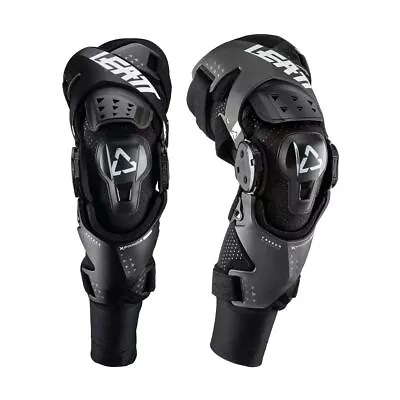 Leatt 2024 X- Frame Hybrid Knee Braces Black  Motocross MX Off Road Quad ATV • $435.53