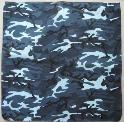 100% Cotton PRINTED PLAIN BANDANNA Bandana Boy Girl Biker Neck Scarf Head Band • £3