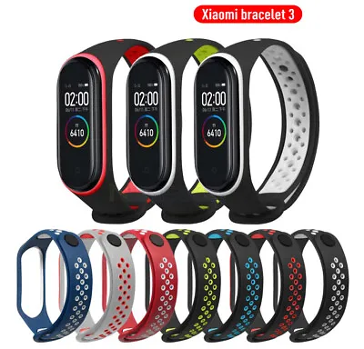 Replacement Wristband Watch Strap For The Xiaomi Mi Band 3 / 4 Silicone Bracelet • £4.60