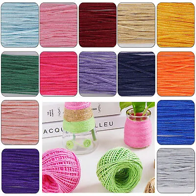 1.2mm Nylon Cord String Thread For Shamballa Macrame Beading Jewellery Making • £2.39