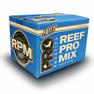 FritzPRO R.P.M. Salt Mix Box (55 Lbs - Makes 200 Gallons) - Fritz Aquatics • $82.24