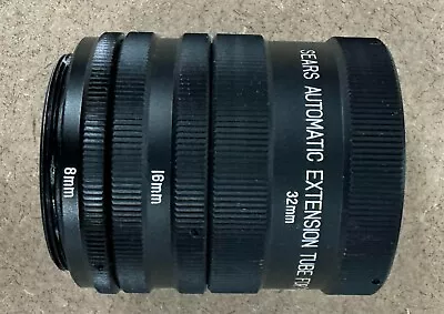 Sears Automatic Extension Tube Set For P SLR Cameras 32 16 8mm • $5.99